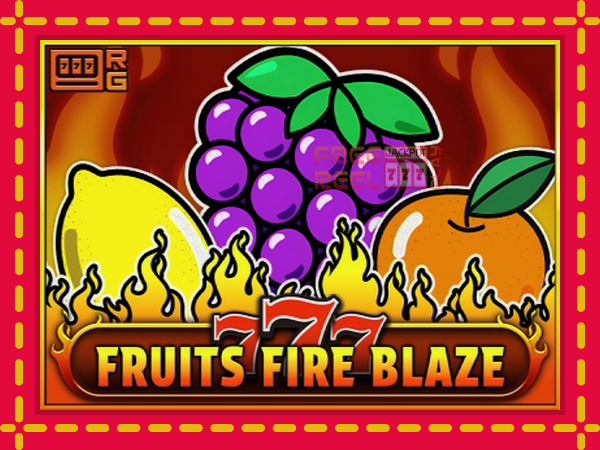 777 - Fruits Fire Blaze: luaj online