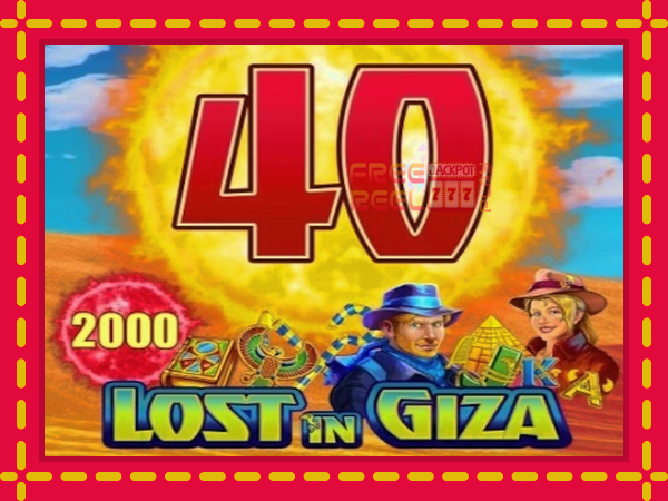 Lost in Giza 40: luaj online